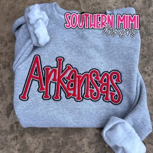 ARKANSAS 3D Embroidery Sweatshirt