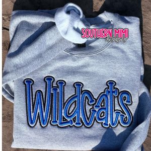 Wildcats 3D Embroidery Sweatshirt
