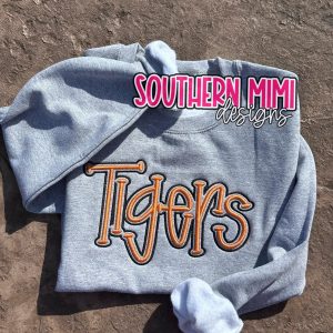 TIGERS 3D embroidery sweatshirt