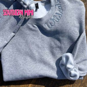 Wildcats Neckline Embroidered Sweatshirt