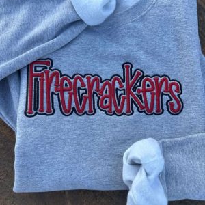 Firecrackers 3D Embroidery Sweatshirt