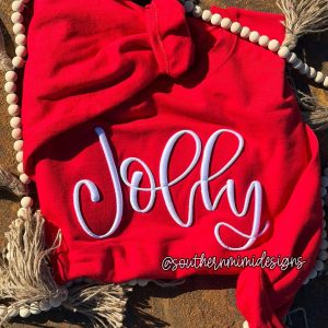 Jolly 3D Embroidery Sweatshirt