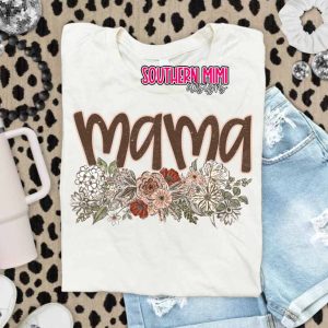 Vintage Floral names can be customized