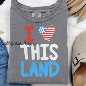I love this Land Flag