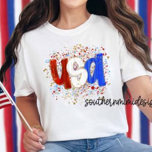 USA Paint Splatter